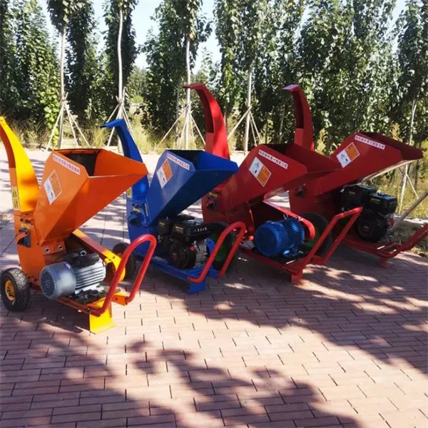 gasoline engine wood chipper crusher