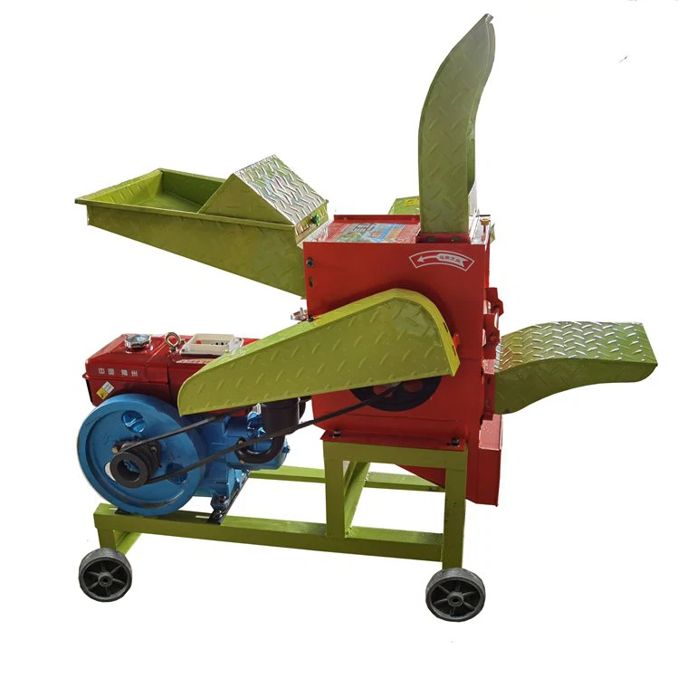 Animal feed processing chaff cutter machine
