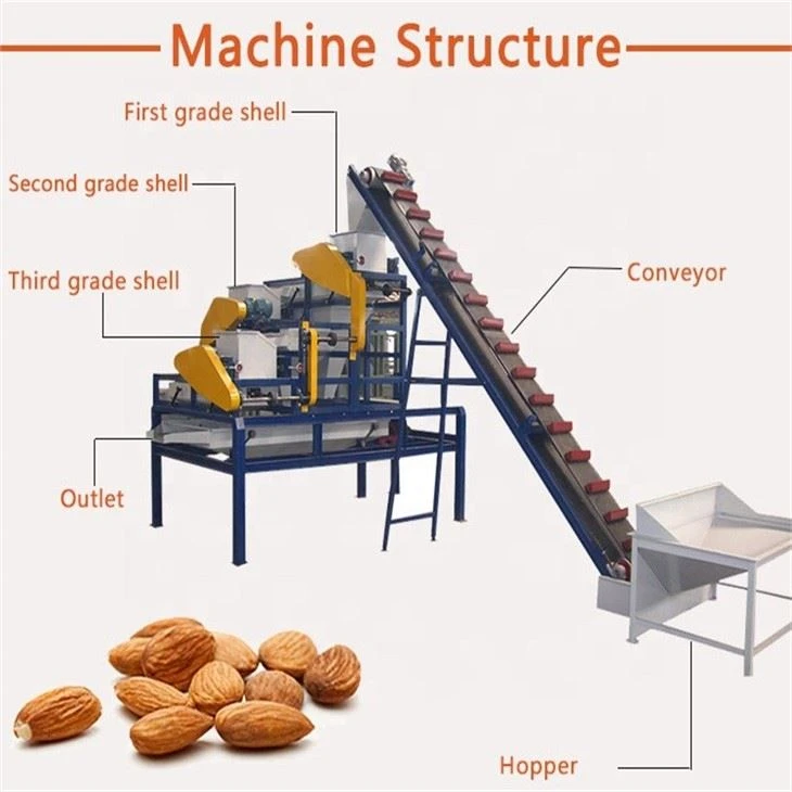 Almond Shelling Machine
