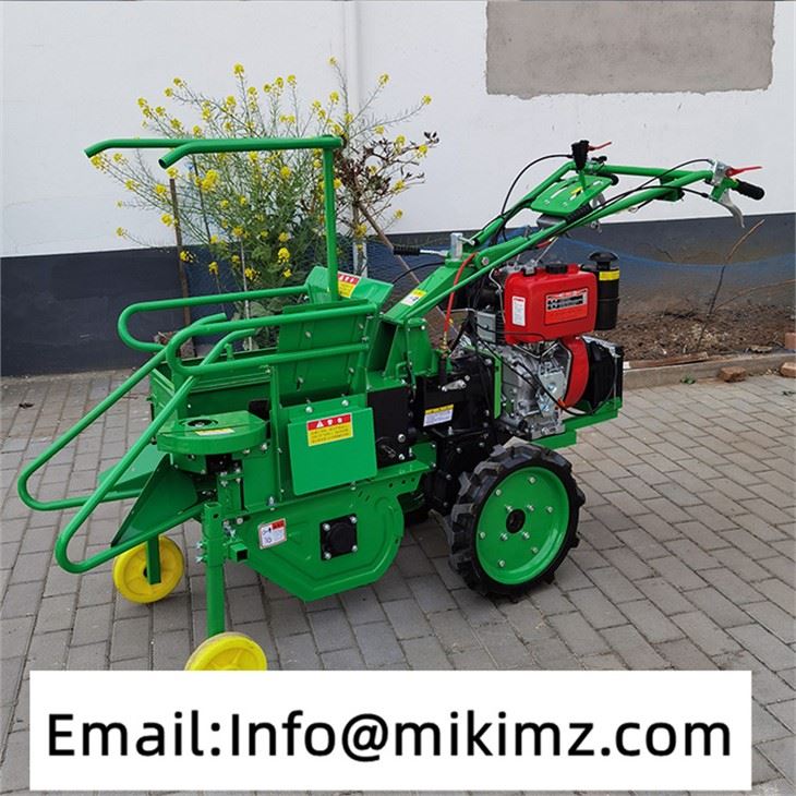 Diesel Engine Wheat Rice Harvesting Equipment Grass Harvester Machine
