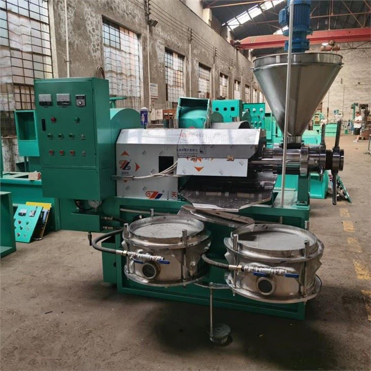 Fresh Coconut And Olive Double Cylinder Hydraulic Oil Press Machine
