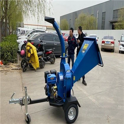 Gasoline Engine Wood Chipper Shredder