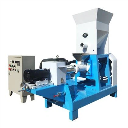 extruder machine for floating fish feeds