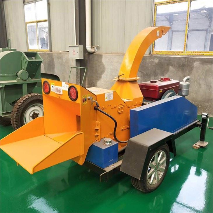Tree Branch Wood Chipper Shredder Chipping Diesel
