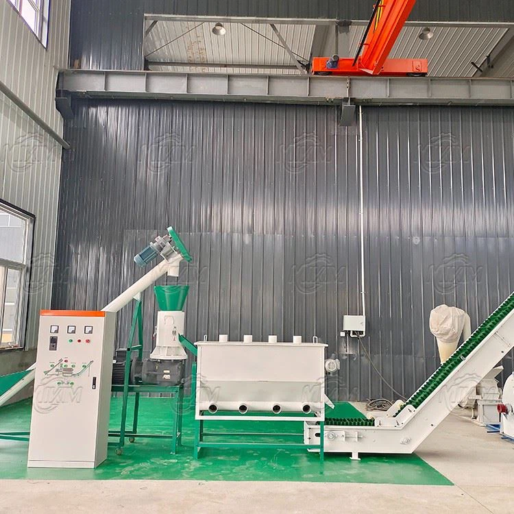 300–500 Kg/h Biomass Wood Pellet Production Line high quality