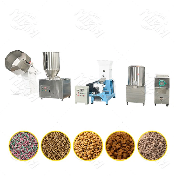 40-300kg/h Aquatic/Pets Fish Feed Small Production Line Farm Use