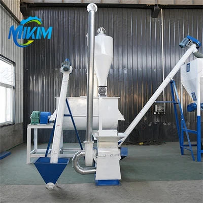 Chicken feed pellet production line