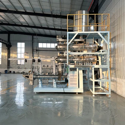 Twin-Screw floating fish feed extruder machine Twin-Screw floating fish feed extruder machine