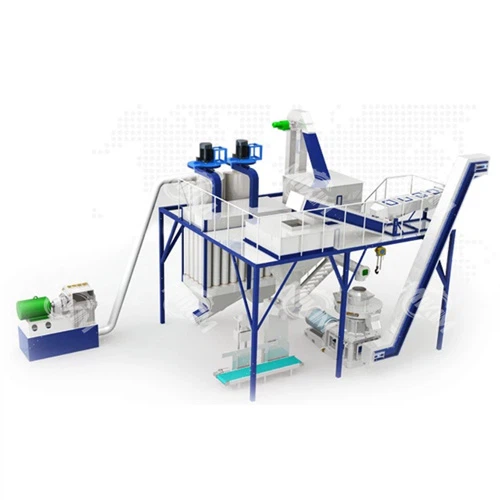 Pto Driven Wood Pellet Line