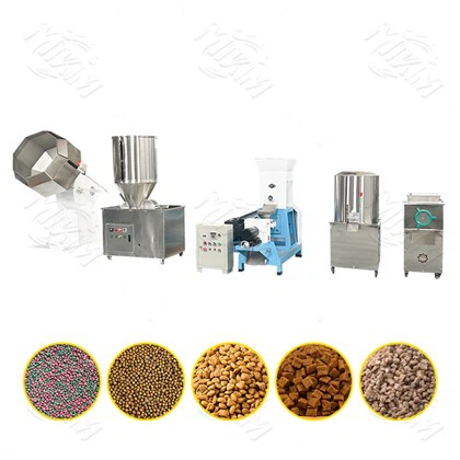 40-300kg/h Aquatic/Pets Fish Feed Small Production Line Farm Use